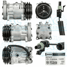 A/C Compressor - Aftermarket Grade SD7H15HD