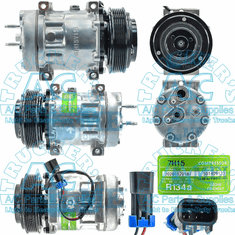 A/C Compressor - OEM #: F69-1015-111; 4106 - Aftermarket Grade - Peterbilt