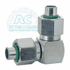 A/C Fitting #8 x #8 adapter 90