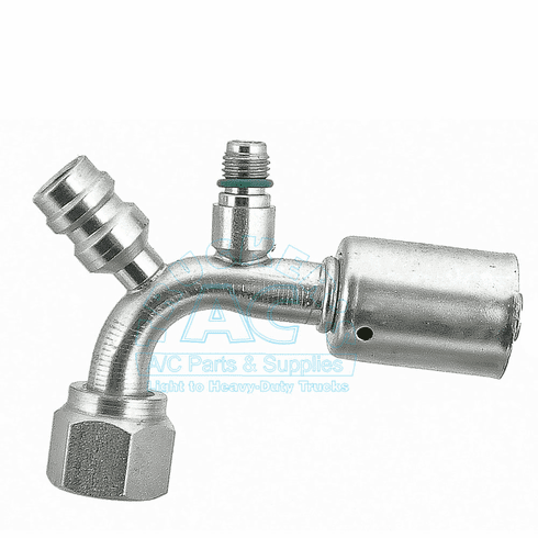 A/C Fitting-Steel Beadlock 90 #8