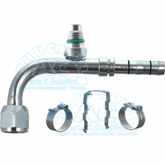 A/C Fitting-Steel EZ-Clip 90 #10