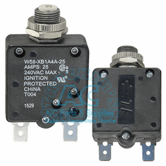 Circuit Breaker 25 Amp 12 volt OEM# RD5-7809-0