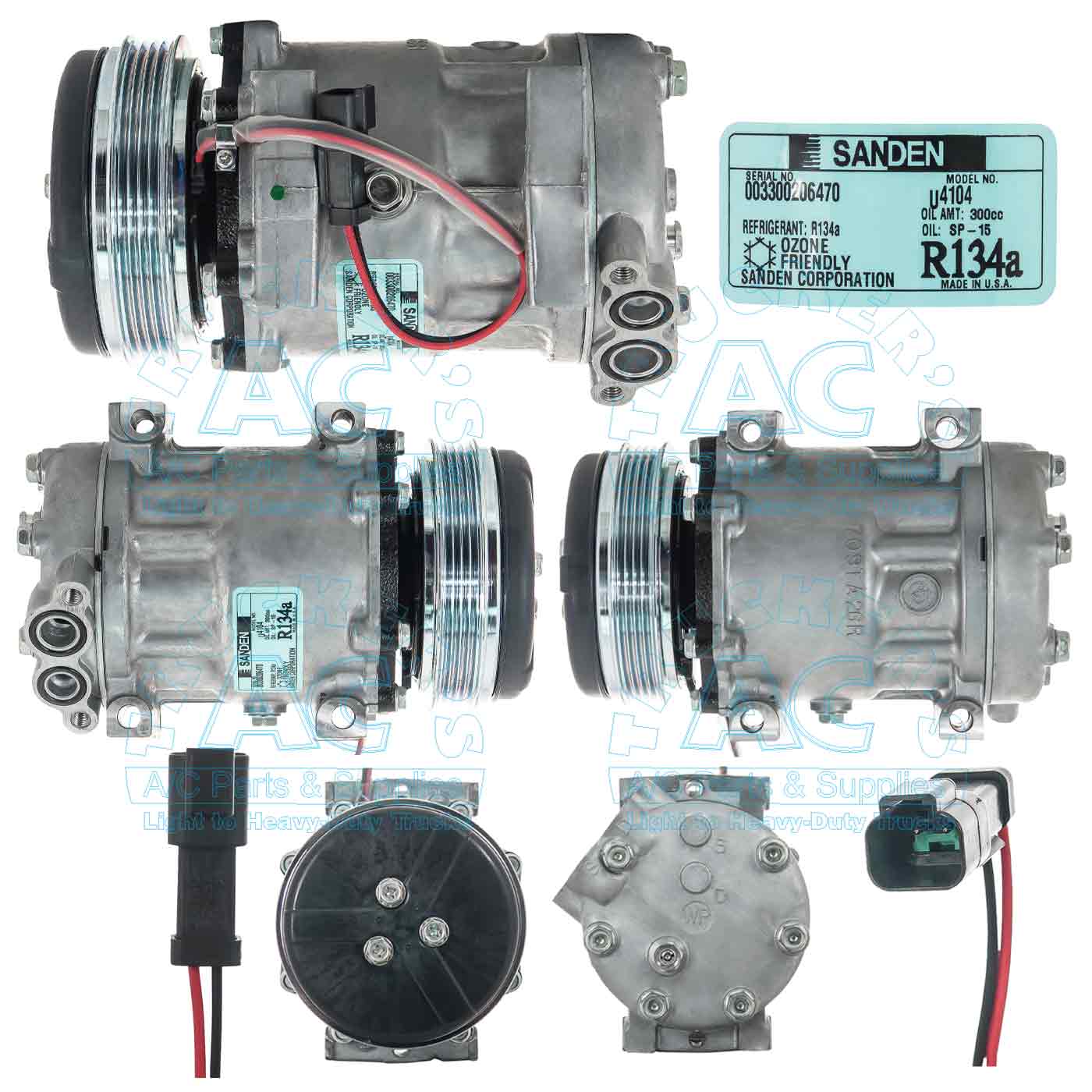 Compressor SD7H15-SHD Enhanced OEM# 4104