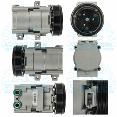 Compressor w/clutch Aftermarket OEM #: 4L3Z-19703BA, YCC167 - Ford Trucks