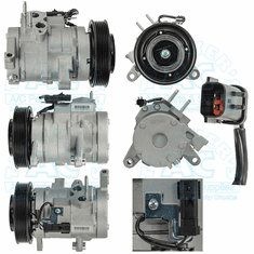 Compressor w/clutch Aftermarket OEM #: 55116834AD - Dodge Trucks
