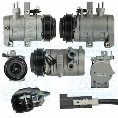 Compressor w/clutch Aftermarket  OEM #: BL3Z-19703D, YCC292 - Ford Trucks
