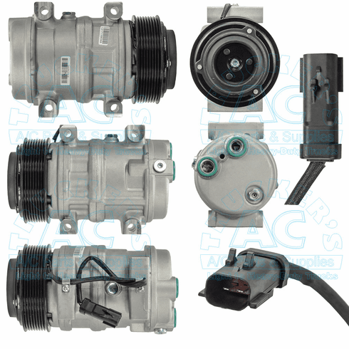 Compressor w/clutch Aftermarket OEM Number: 55111411AH - Dodge Trucks