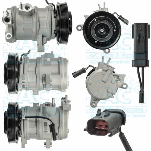 Compressor w/clutch Aftermarket OEM Number: 55111442AD - Dodge Trucks
