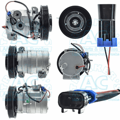 Denso Style A/C Compressor - Aftermarket Grade Freightliner