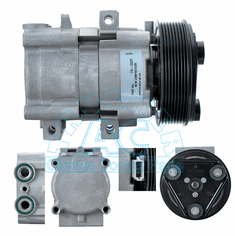 Ford Compressor & Clutch OEM# F7LZ-19V703AA
