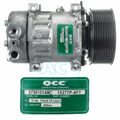 QCC AC Compressor - Professional Grade OEM #: repl. F69-6003-151 - Kenworth