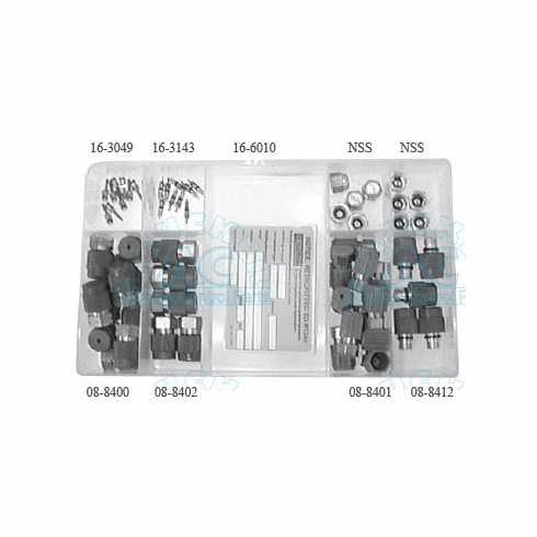 R134a Steel RetroFit Starter Assortment