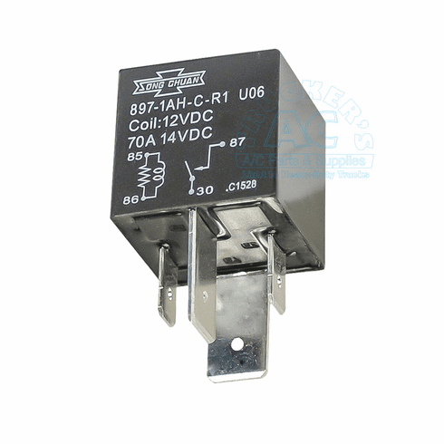 Relay 70A, 12V,  Bus Applications