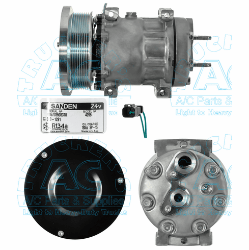 Sanden 4095 Compressor OEM# 320-1291