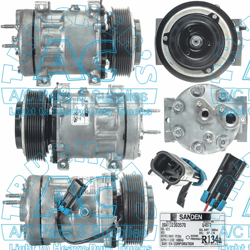 SANDEN 4577 Paccar Trucks F69-1013