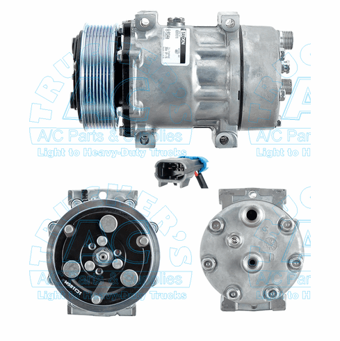 Sanden 4667 w/8GR Clutch OEM# LE1675 4C4Z-19703DA