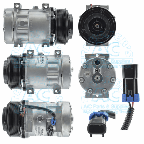 Sanden A/C Compressor - Aftermarket Grade OEM# ABPN83-304543S