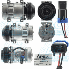 Sanden AC Compressor Aftermarket Grade - Freightliner #ABPN83-304573