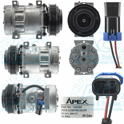 Sanden AC Compressor Aftermarket Grade - Freightliner #ABPN83-304573