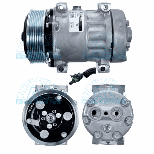 Sanden Compressor # 4028 Autocar Applications