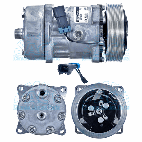 Sanden Compressor # 4700 Volvo GM OEM# 8080058