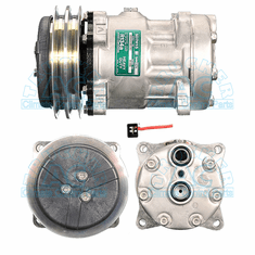 Sanden Compressor # 8088 CASE / IH OEM# 1977959-C1