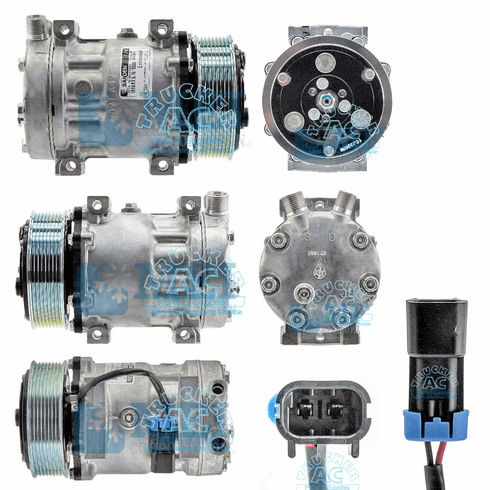 Sanden Compressor - Genuine OEM#: 4060; 3821988-C1