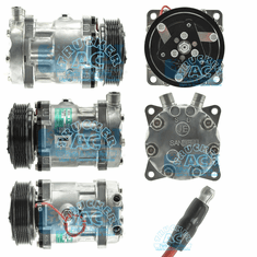 Sanden Compressor - Genuine OEM#: 82016157; 82008688