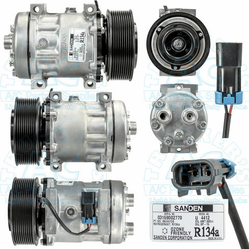 Sanden Compressor - Genuine OEM #: F69-6003-142
