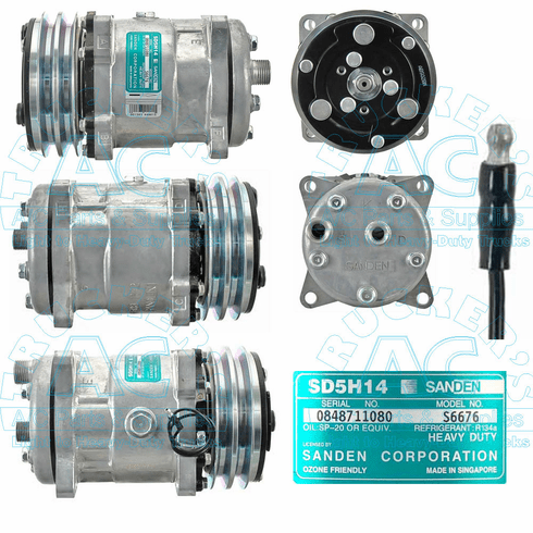 Sanden Compressor - Genuine OEM Grade - Farm & Offroad