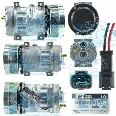 Sanden Compressor - Genuine OEM Grade OEM #: 574635D1