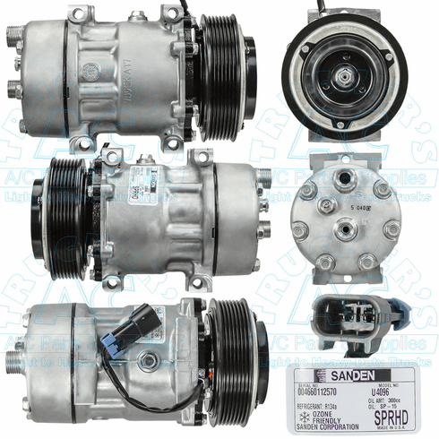 Sanden Compressor - Genuine OEM Grade OEM #: SKI4096