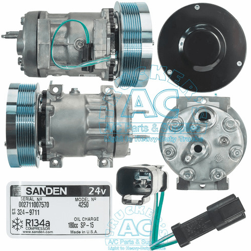 SANDEN COMPRESSOR/OFF ROAD OEM# 324-9711