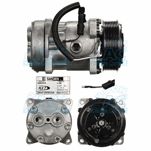 Sanden FLX7 Compressor 4866 4867 Off Road Applications