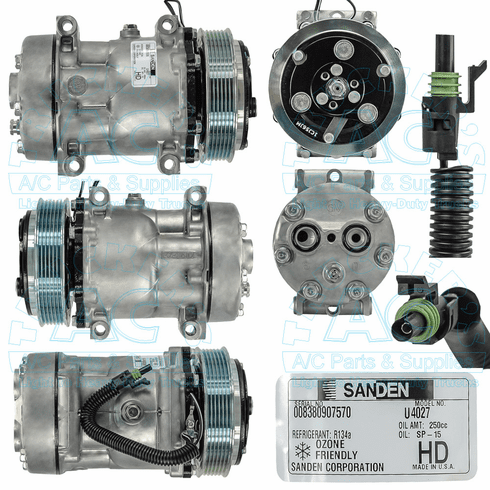 Sanden SD7H15-HD Manufacturer #: 4027 - Autocar Applications