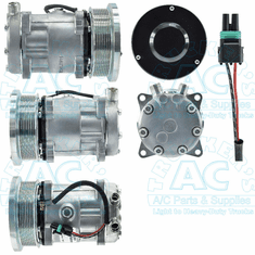 Sanden Style A/C Compressor  - Aftermarket - Farm & Offroad