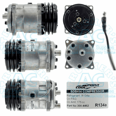 Sanden Style A/C Compressor  - Aftermarket - Farm & Offroad