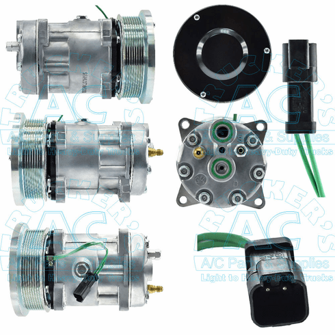 Sanden Style A/C Compressor  - Aftermarket - Farm & Offroad