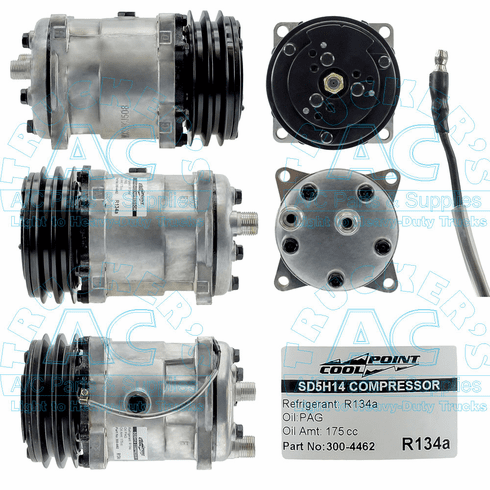 Sanden Style A/C Compressor - Aftermarket - Farm & Offroad