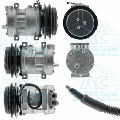 Sanden Style A/C Compressor  - Aftermarket - Farm & Offroad OEM #TDKR151310S . TDKR151350S