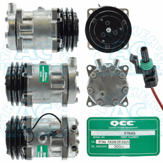 Sanden Style A/C Compressor  - Aftermarket - Multi-Fit