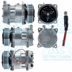 Sanden Style A/C Compressor  - Aftermarket - MultiFit