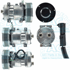 Sanden Style A/C Compressor - OEM#4300 / 4795 Farm & Offroad