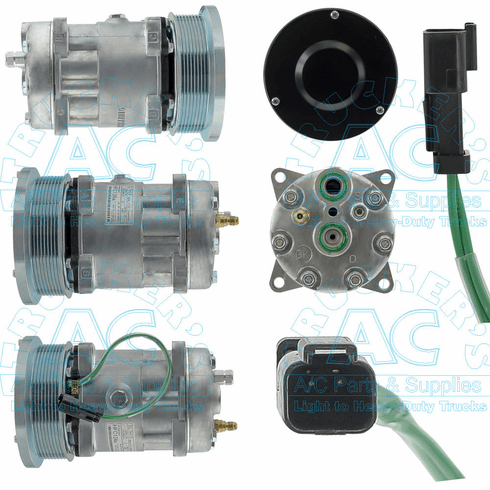 Sanden Style A/C Compressor - OEM# 4487 / 4726 - Farm & Offroad