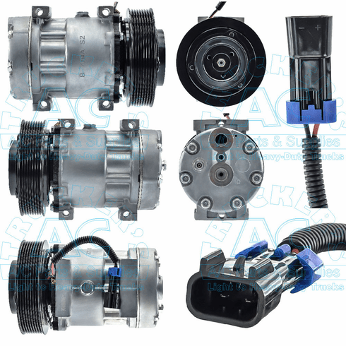 Sanden Style Aftermarket Compressor Freightliner