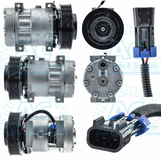 Sanden Style Aftermarket Compressor Freightliner