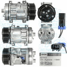 Sanden Style Aftermarket Compressor Freightliner