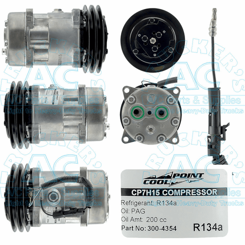 Sanden Style Aftermarket Compressor Navistar