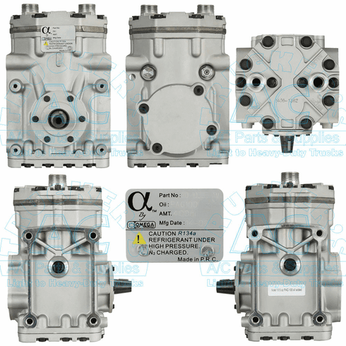 York ET210R A/C Compressor OEM #: ET210R-25190; 1924008-C2