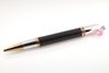 African Blackwood Diva Pen with Pink Crystal - Custom Order